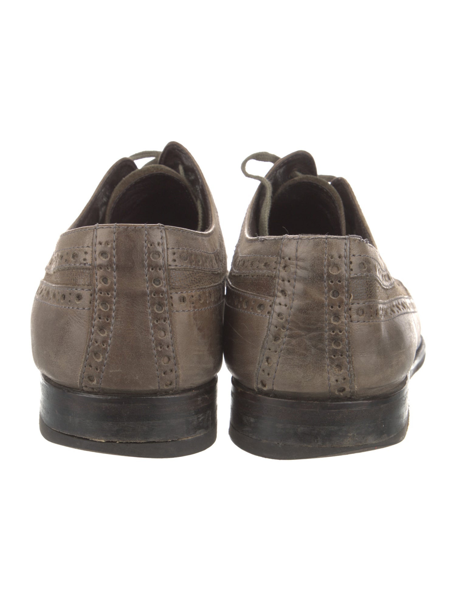 John Varvatos Leather Lasercut Accents Brogues